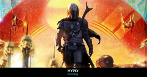 Bobafet walking towards front of image