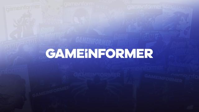 Gaming World News: Game Informer logo overlaid on a blurred background of classic magazine covers, marking its return as an independent outlet