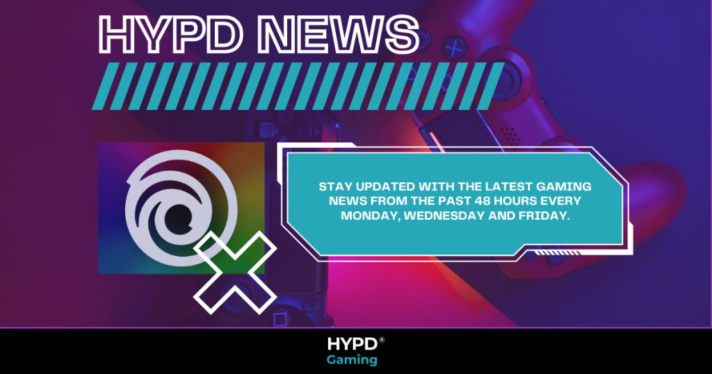 HYPD News banner promoting gaming world news updates every 48 hours on Monday, Wednesday, and Friday