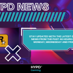 HYPD News banner promoting the latest gaming updates from the past 48 hours with Rockstar Games logo and PlayStation controller background.