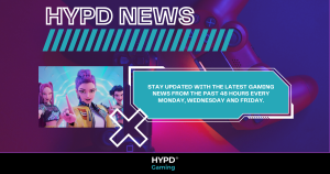 HYPD News banner featuring Fortnite KPop Demon Hunters crossover image and update on latest gaming news every 48 hours