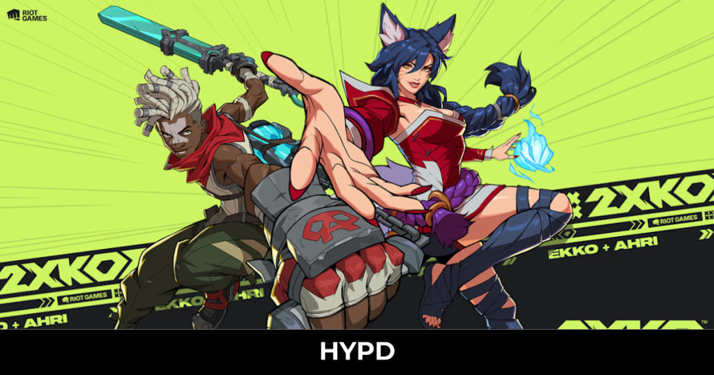 2XKO promotional artwork showing Ekko and Ahri in action from Riot Games’ upcoming tag-team fighting game
