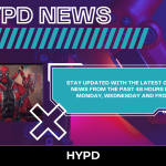 HYPD News graphic featuring Deadpool and a gaming controller, promoting gaming world news highlights from the past 48 hours