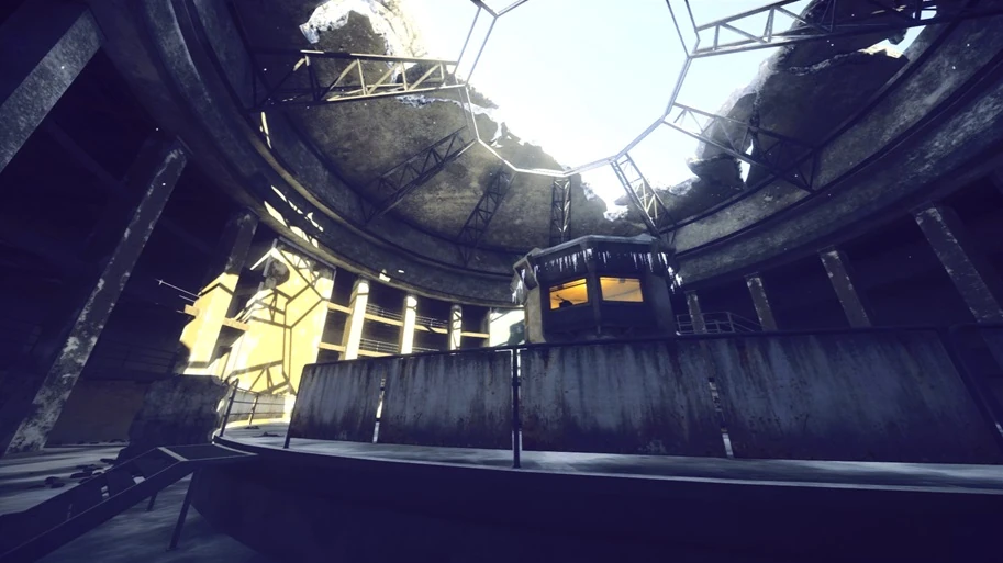 Battlefield 4 Operation Locker multiplayer map interior from the iconic close-quarters battlefield