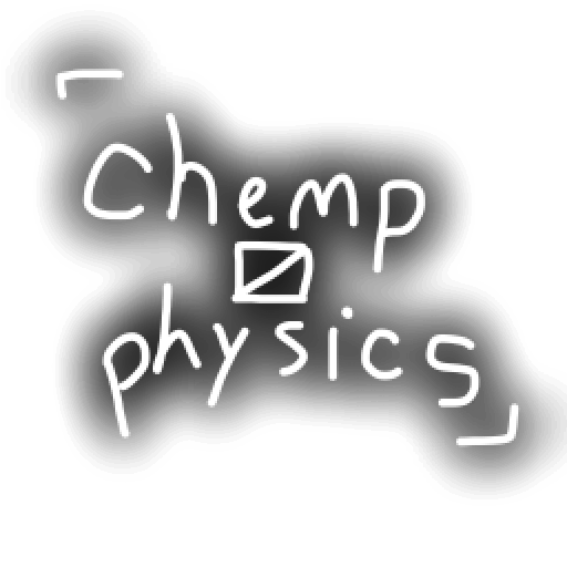 Chemp Physics logo representing the educational VR sandbox game developed by indie studio XORWIRE