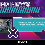 HYPD News banner featuring gaming controller background and text promoting Gaming World News highlights from the past 48 hours every Monday, Wednesday and Friday.