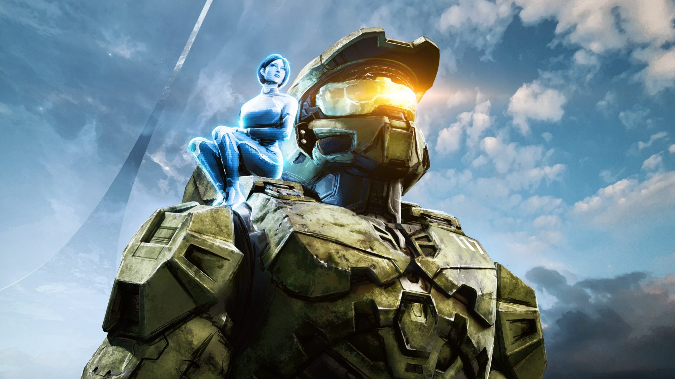 Heroic image of a Spartan from the Halo remake, highlighting the iconic armour and sci-fi setting of Xbox’s legendary Halo franchise