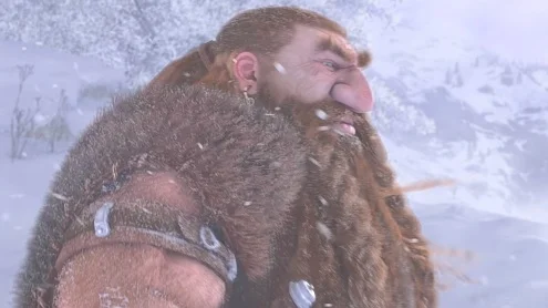 World of Warcraft Classic character in a snowy environment, representing Blizzard’s tease of potential new content and ideas for Classic players