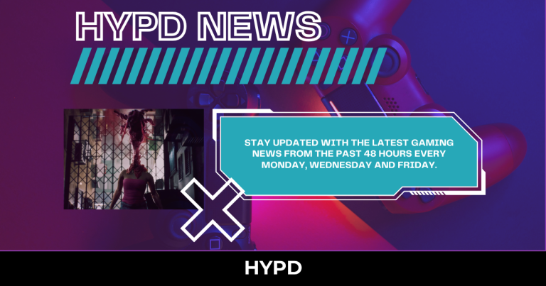 HYPD News banner highlighting gaming world news from the last 48 hours including Resident Evil Requiem, Starfield updates, Arc Raiders and Keiichi Toyama news.
