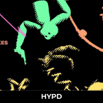 Colourful abstract artwork promoting XORWIRE’s presence at AWE 2026 with stylised figures and bold text on a dark background