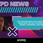 HYPD News gaming banner featuring a dark fantasy RPG character and text promoting latest gaming updates from the past 48 hours