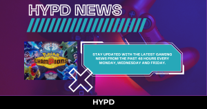 HYPD News graphic showcasing gaming updates from the past 48 hours with Pokémon Champions artwork and a call to stay updated every Monday, Wednesday and Friday