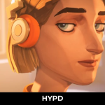 Stylised close-up character artwork from Mixtape featuring orange headphones and cinematic lighting during an emotional story moment.