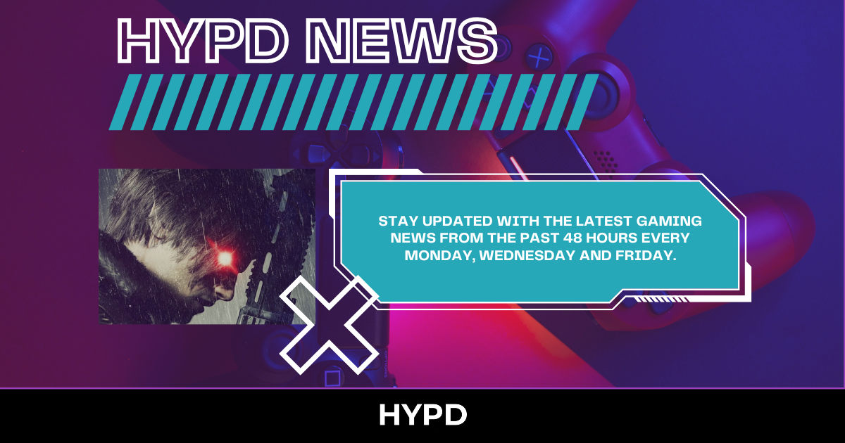HYPD News gaming banner featuring Resident Evil artwork alongside headlines covering the latest gaming news, Nintendo Switch 2 pricing, and next-generation gaming updates.