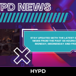 HYPD News promotional banner featuring gaming world news updates from the past 48 hours with a tactical shooter image and PlayStation controller background.