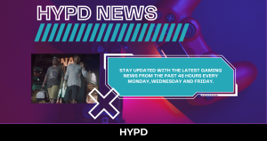 HYPD News graphic showcasing gaming world updates from the past 48 hours with GTA 6 artwork and neon gaming-themed visuals.