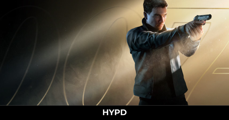 Promotional artwork for 007 First Light featuring a young James Bond aiming a pistol against a stylish backdrop with the iconic 007 logo, highlighting IO Interactive's new spy action adventure.