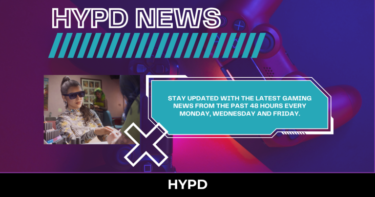 HYPD News graphic promoting Gaming World News: Highlights from the Last 48 Hours, featuring GTA 6 artwork and the latest gaming news updates published every Monday, Wednesday and Friday.