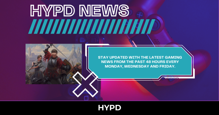 HYPD News graphic featuring Kingdom Come: Deliverance 2 alongside a roundup of the latest gaming news and industry highlights from the past 48 hours.