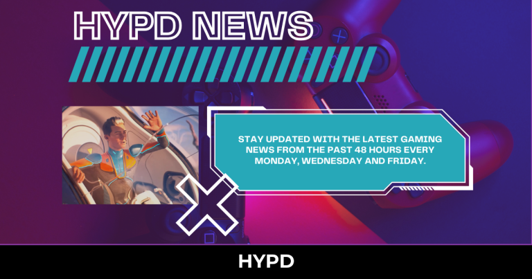 HYPD News graphic promoting the latest gaming news from the past 48 hours, featuring Subnautica 2 artwork and a gaming-themed background.