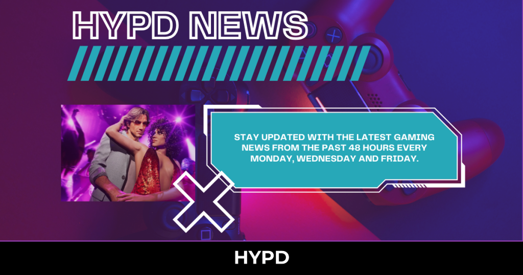 HYPD News graphic promoting the latest gaming news from the past 48 hours, featuring GTA 6 artwork and updates published every Monday, Wednesday and Friday.