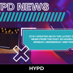 HYPD News graphic promoting the latest gaming world news from the past 48 hours, featuring updates on Final Fantasy VII Revelation, Ontos, Steam Machines and Warhammer 40,000.