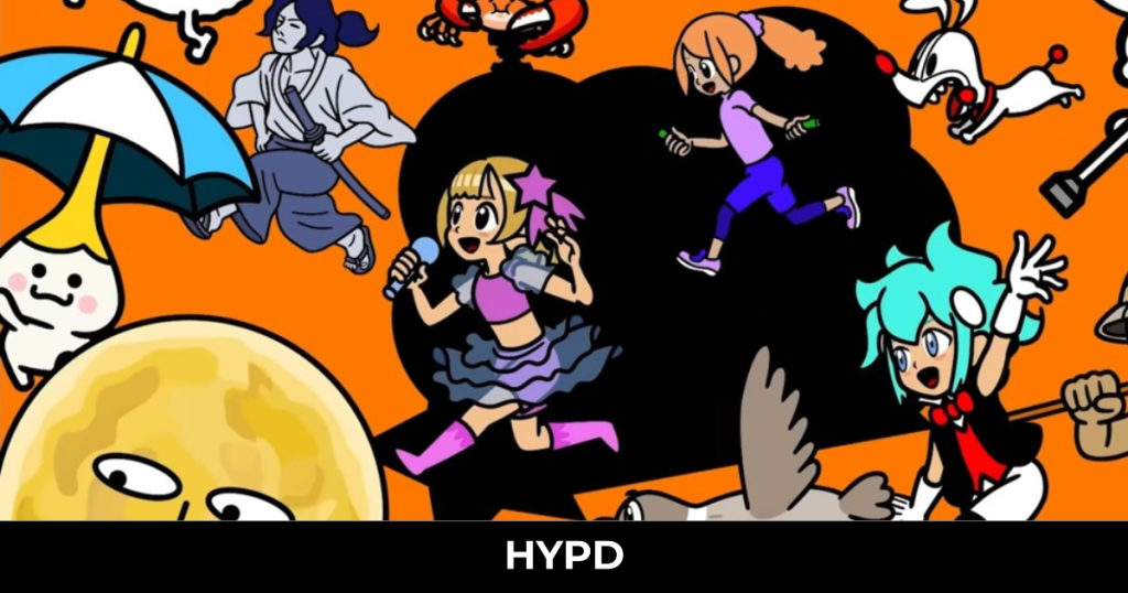 Colourful promotional artwork for Rhythm Paradise Groove featuring quirky characters and mini-games from Nintendo's rhythm adventure.