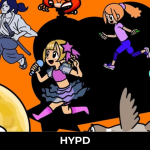 Colourful promotional artwork for Rhythm Paradise Groove featuring quirky characters and mini-games from Nintendo's rhythm adventure.