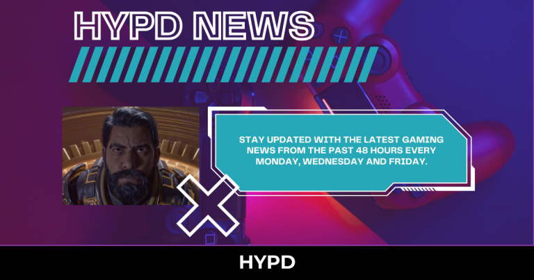 HYPD News graphic featuring Saros alongside the latest gaming news from the past 48 hours, including PlayStation, Xbox and industry updates.