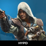 Edward Kenway wielding flintlock pistols in Assassin's Creed Black Flag Resynced, showcasing the enhanced visuals featured in our review.