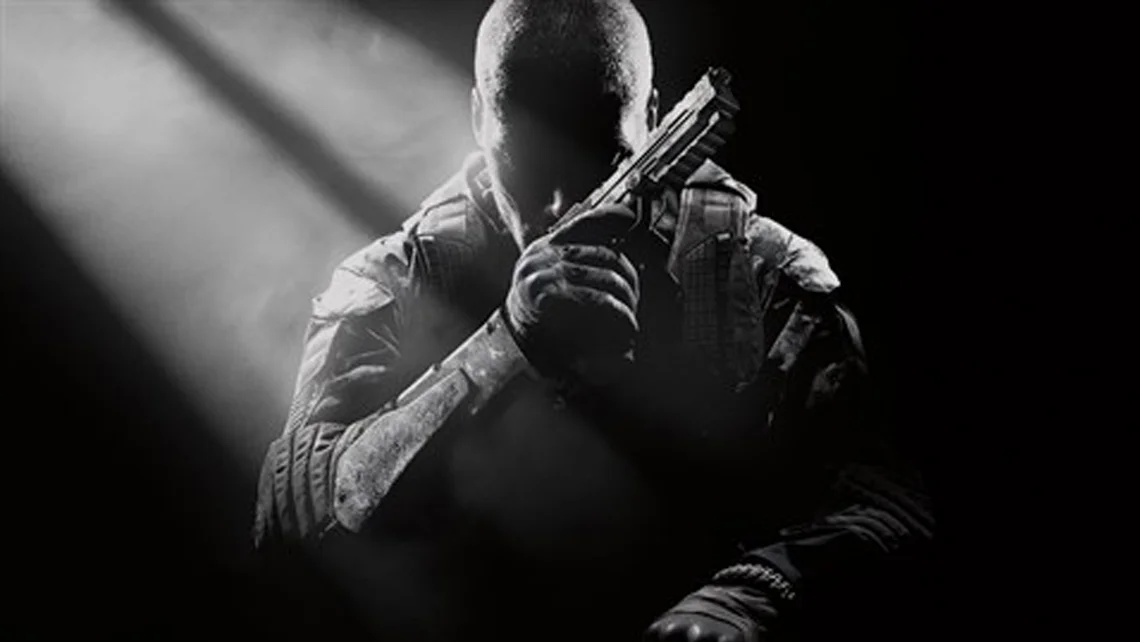 Promotional artwork for Call of Duty: Black Ops highlighting reports of hackers affecting the recently released console versions of Black Ops and Black Ops 2.