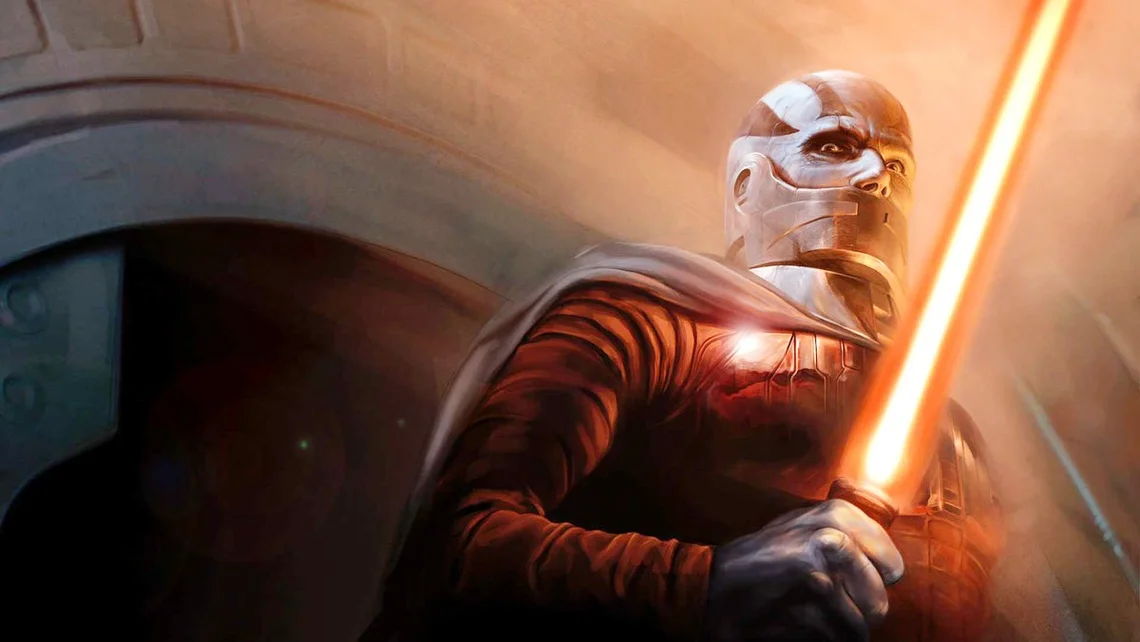 Promotional artwork for the Star Wars: Knights of the Old Republic Remake as rumours suggest a new reveal later this year.