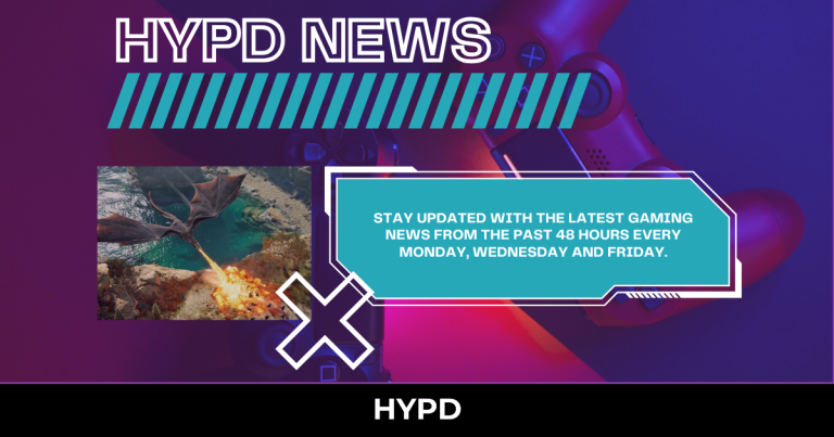 HYPD Gaming World News covering the latest gaming stories and announcements from the past 48 hours.