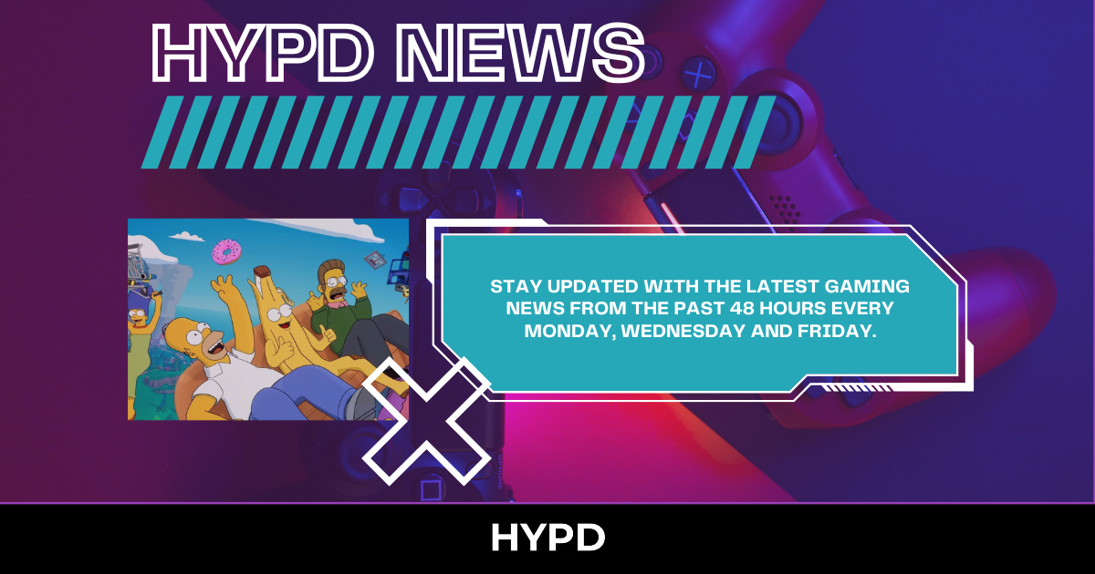 HYPD News gaming world news banner highlighting the biggest gaming stories from the last 48 hours.