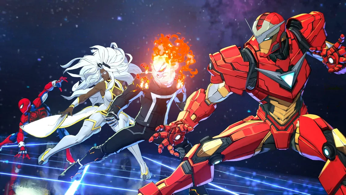 Marvel Tōkon: Fighting Souls characters in battle as the fighting game approaches half a million sales in its first week.