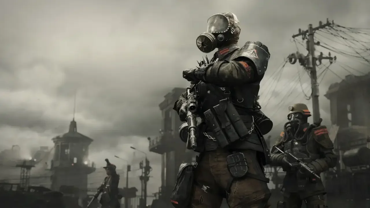 Armed soldiers wearing gas masks in Metro 2039, revealed with new gameplay at Gamescom 2026.