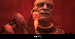 Menacing vampire character reaching towards the player in The Blood of Dawnwalker.
