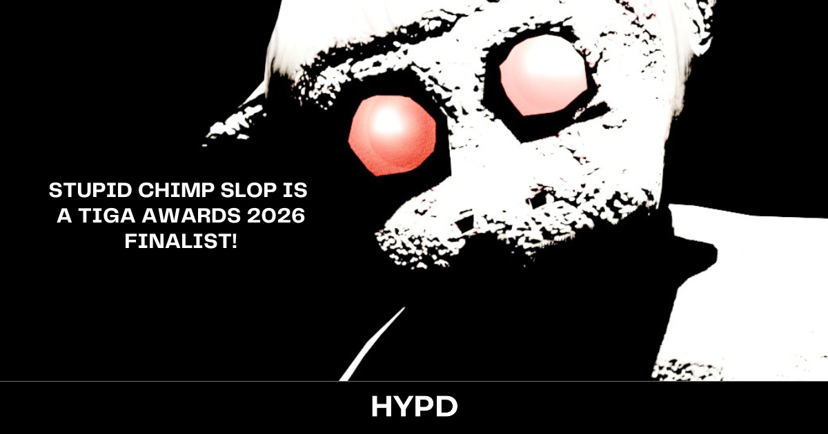 Stupid Chimp Slop by XORWIRE Games celebrates becoming a TIGA Games Industry Awards 2026 finalist in the VR/SR/AR/MR Game category.
