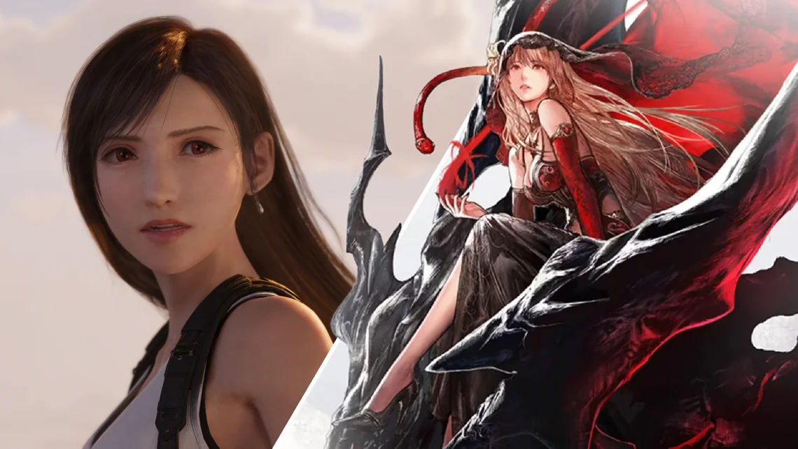 Final Fantasy VII Revelation and Final Fantasy Resonance artwork featured during the latest gaming announcements
