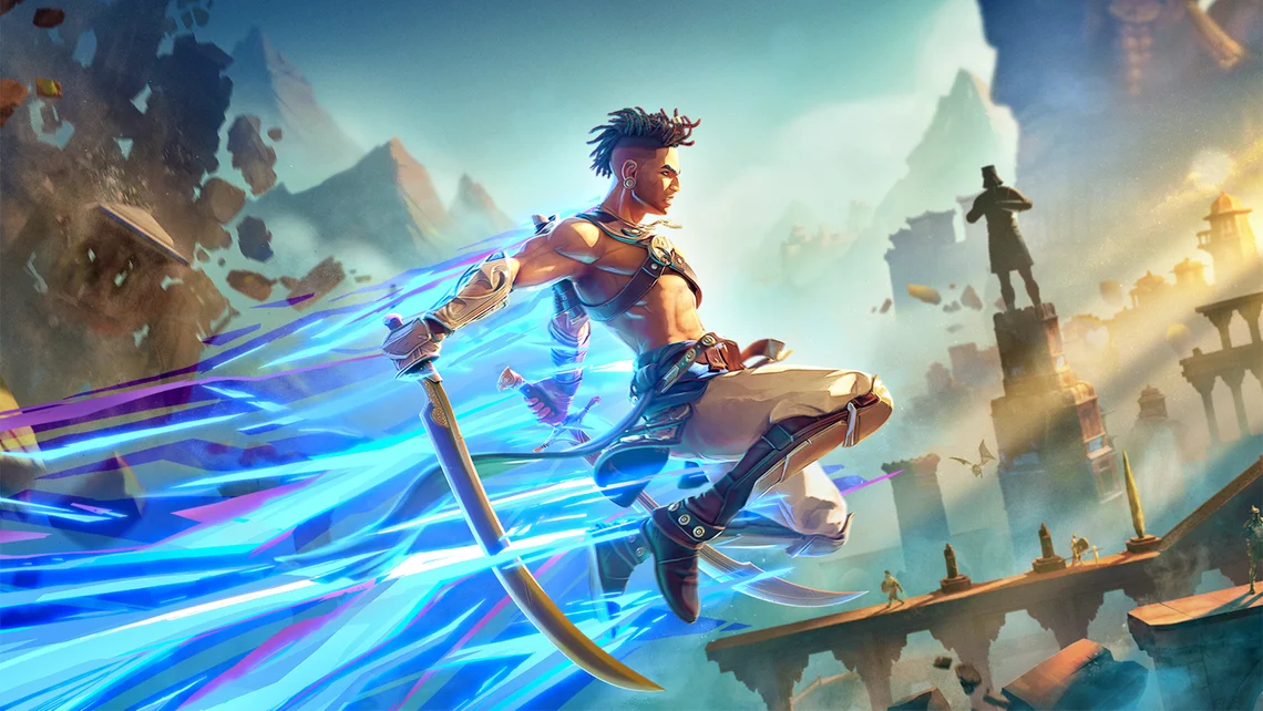 Prince of Persia artwork featured alongside news about Ubisoft removing Connect launcher requirements from Steam games