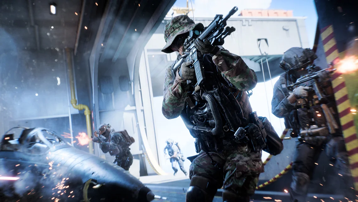 Battlefield 6 soldiers in combat as REDSEC introduces the new Rapid Royale mode inspired by battle royale gameplay.
