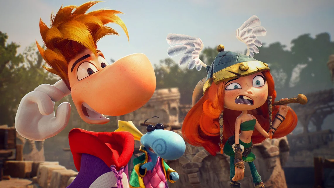 Rayman and other characters in Rayman Legends Retold