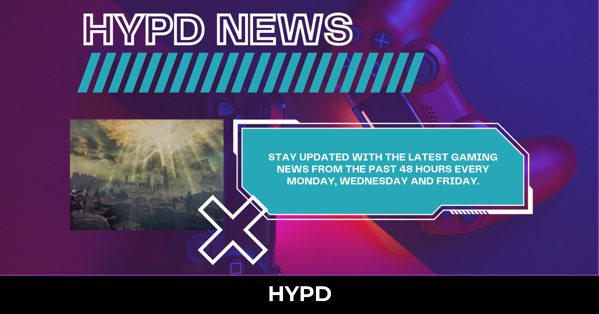 HYPD Gaming World News cover featuring Elden Ring imagery and the latest gaming news roundup published every Monday, Wednesday and Friday.