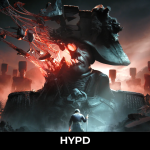 Valor Mortis game artwork featuring a giant corrupted Napoleonic soldier surrounded by shadowy troops on a dark battlefield, highlighting the game's supernatural horror and Soulslike atmosphere.