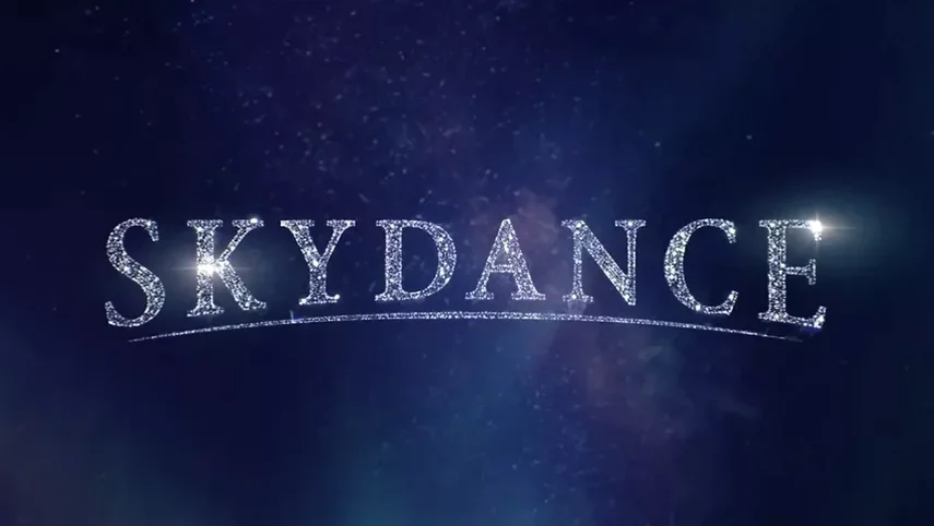Skydance entertainment company logo against a dark blue background, accompanying news of former Activision Blizzard boss Bobby Kotick's board appointment.